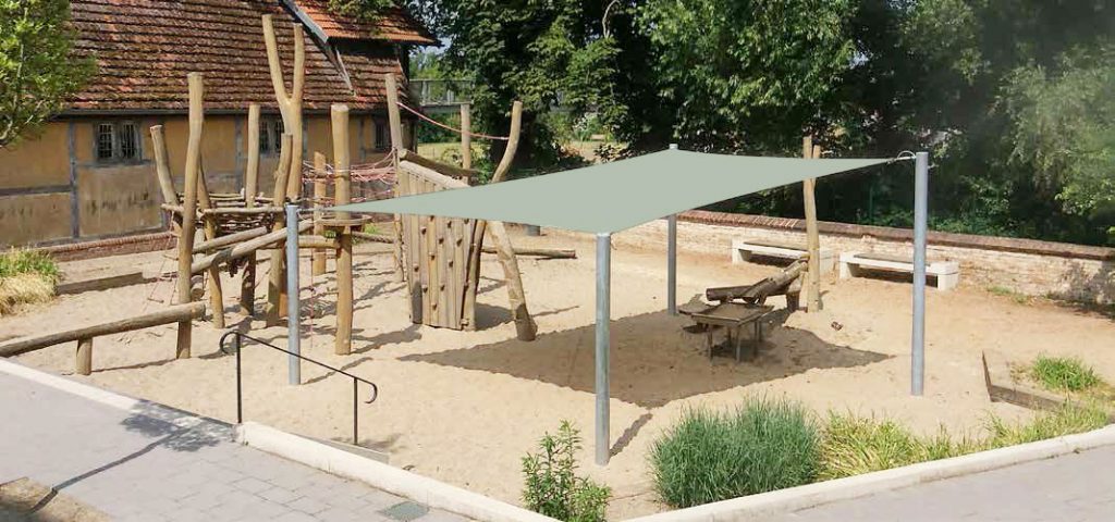 SonnensegelnachMassSonnenschutzSpielplatzgruenSegel Planex GmbH