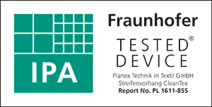 Fraunhofer Zertifikat Streifenvorhang Planex