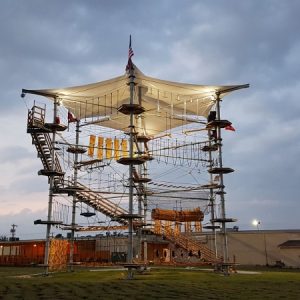 Sonnensegel von Planex verbaut im Kristallturm