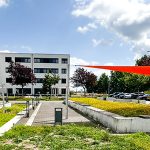Wohltuende und harmonische Beschattung auf dem Campus der FH Dortmund