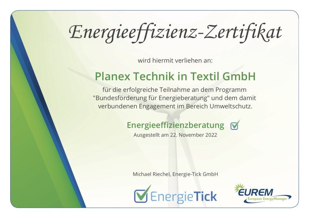 Energie-Tick-Zertifikat_Planex_Audit-Nachhaltigkeit