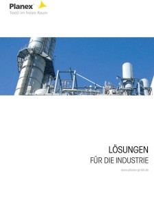 Broschüre "Lösungen für die Industrie" von Planex