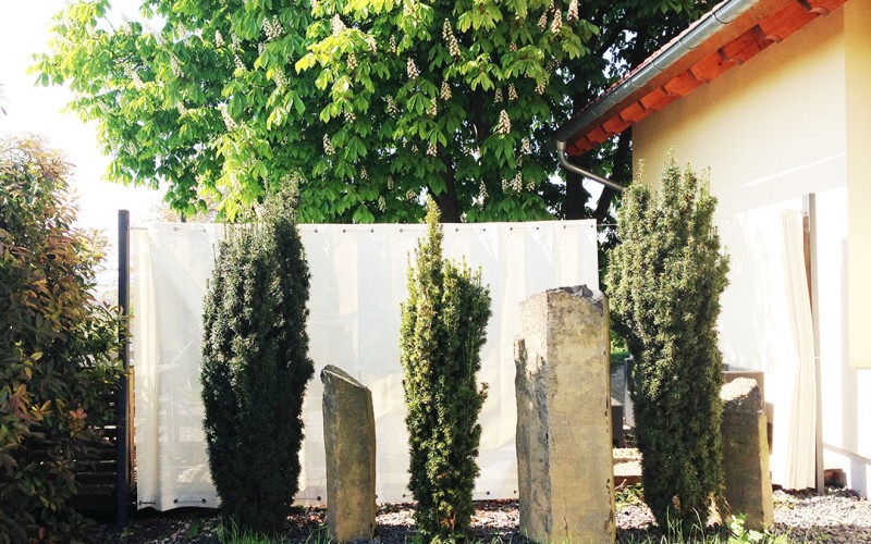 Sichtschutz im Garten oder im Aussenbereich